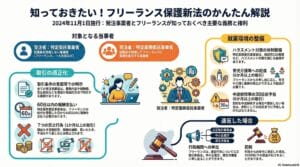 「フリーランス保護法」で変わる働き方と取引ルール