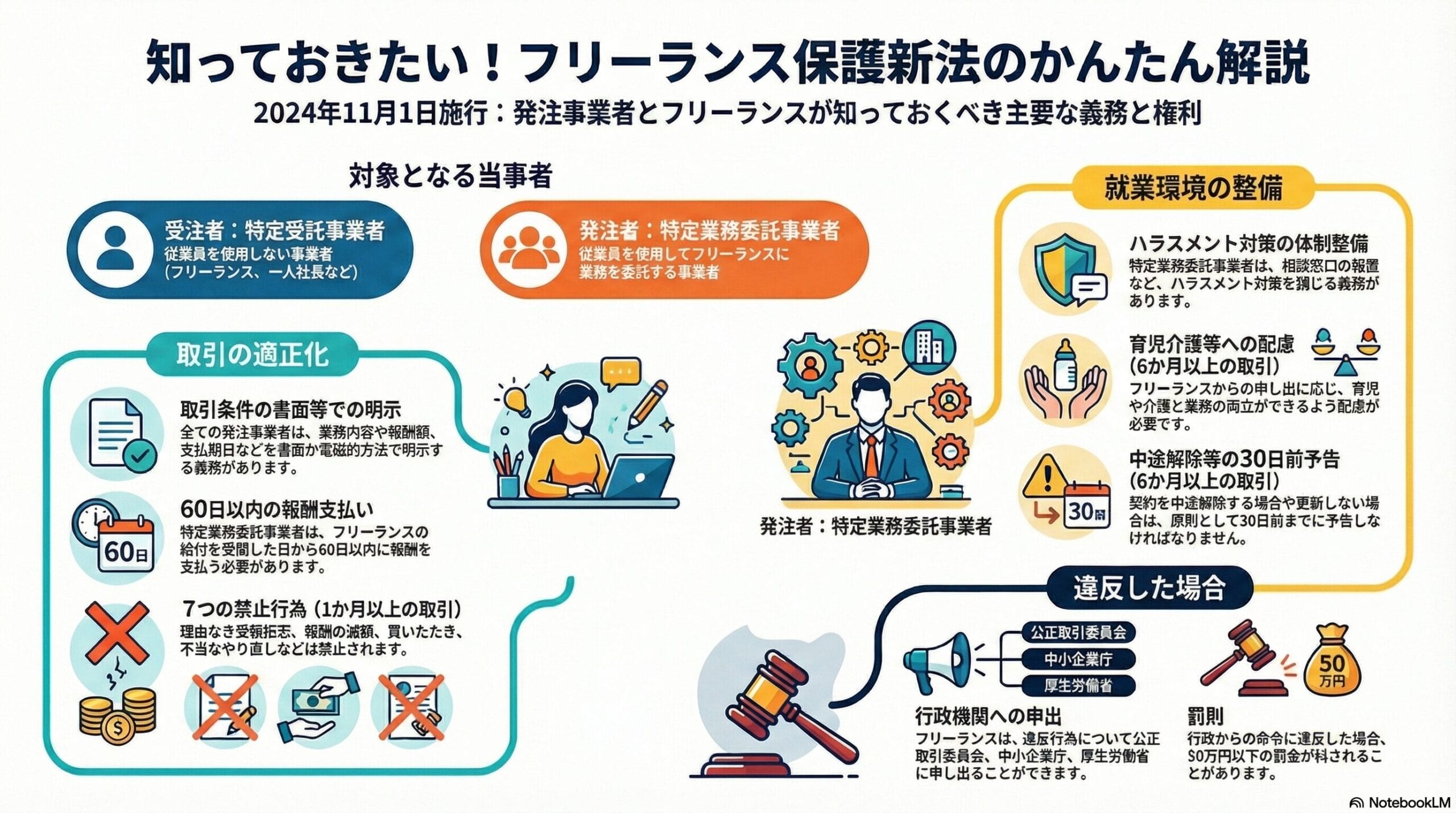 「フリーランス保護法」で変わる働き方と取引ルール